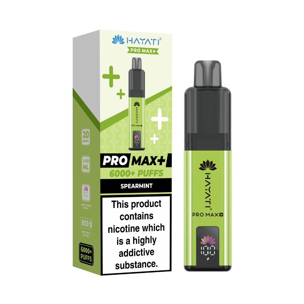 hayati pro max mg Hayati Pro Max Plus 6000 Puffs Spearmint