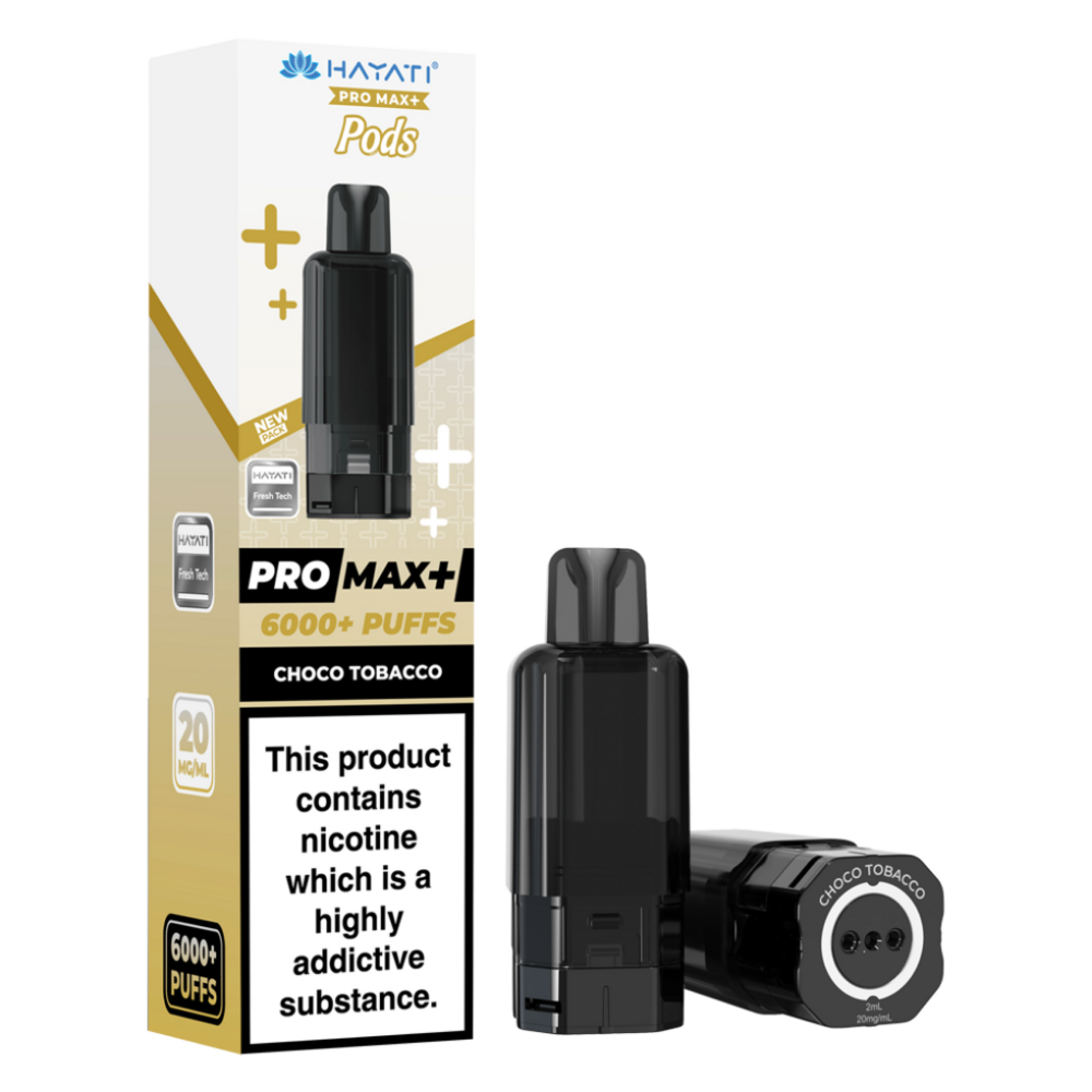 Hayati Pro Max Plus 6000 Prefilled Pod Choco Tobacco