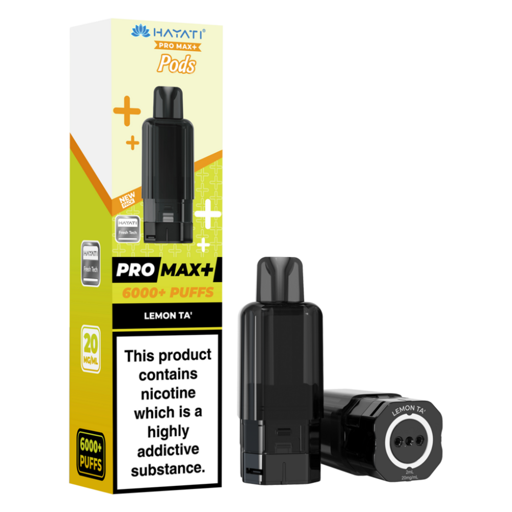 Hayati Pro Max Plus 6000 Prefilled Pod Lemon Ta'