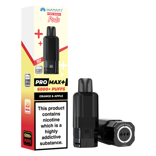 Hayati Pro Max Plus 6000 Prefilled Pod Orange & Apple