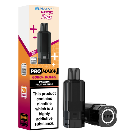 Hayati Pro Max Plus 6000 Prefilled Pod Passion Fruit Orange