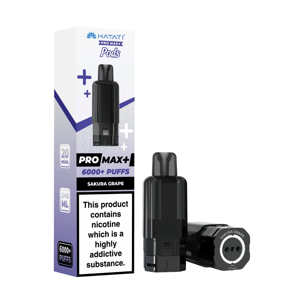 Hayati Pro Max Plus 6000 Prefilled Pod Sakura Grape
