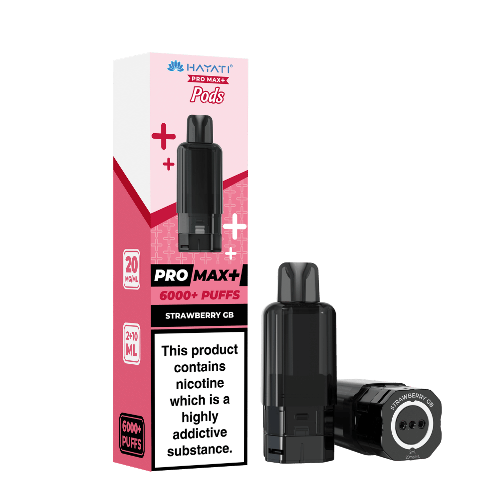 Hayati Pro Max Plus 6000 Prefilled Pod Strawberry GB