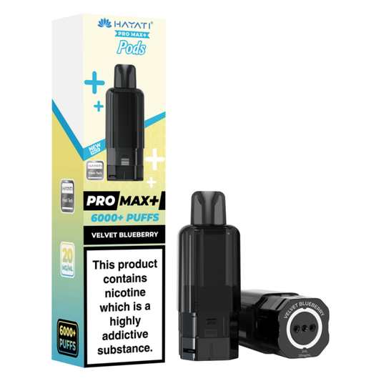 Hayati Pro Max Plus 6000 Prefilled Pod Velvet Blueberry