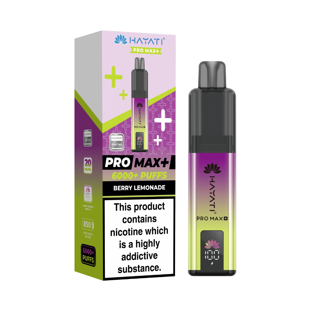 Hayati Pro Max Plus 6000 Puffs Berry Lemonade