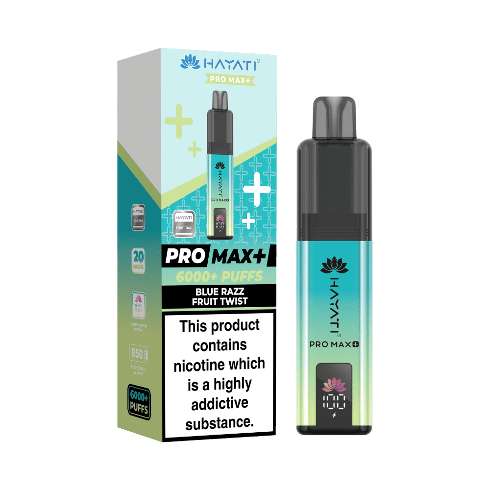 Hayati Pro Max Plus 6000 Puffs Blue Razz Fruit Twist