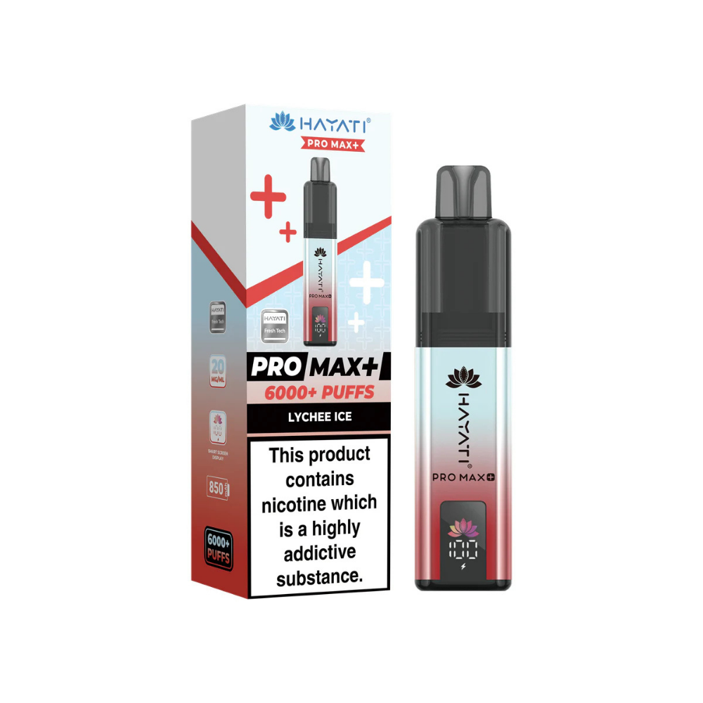 Hayati Pro Max Plus 6000 Puffs Lychee Ice