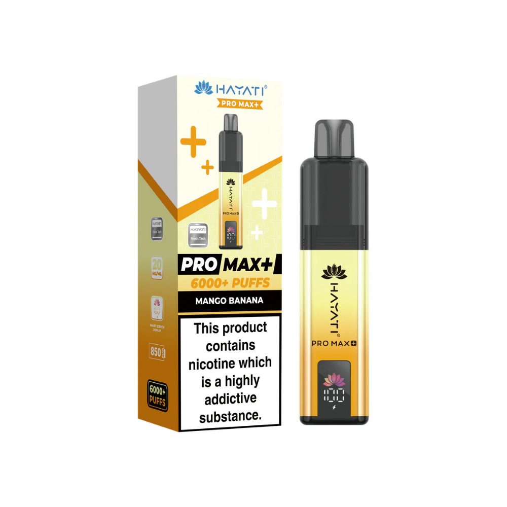 Hayati Pro Max Plus 6000 Puffs Mango Banana