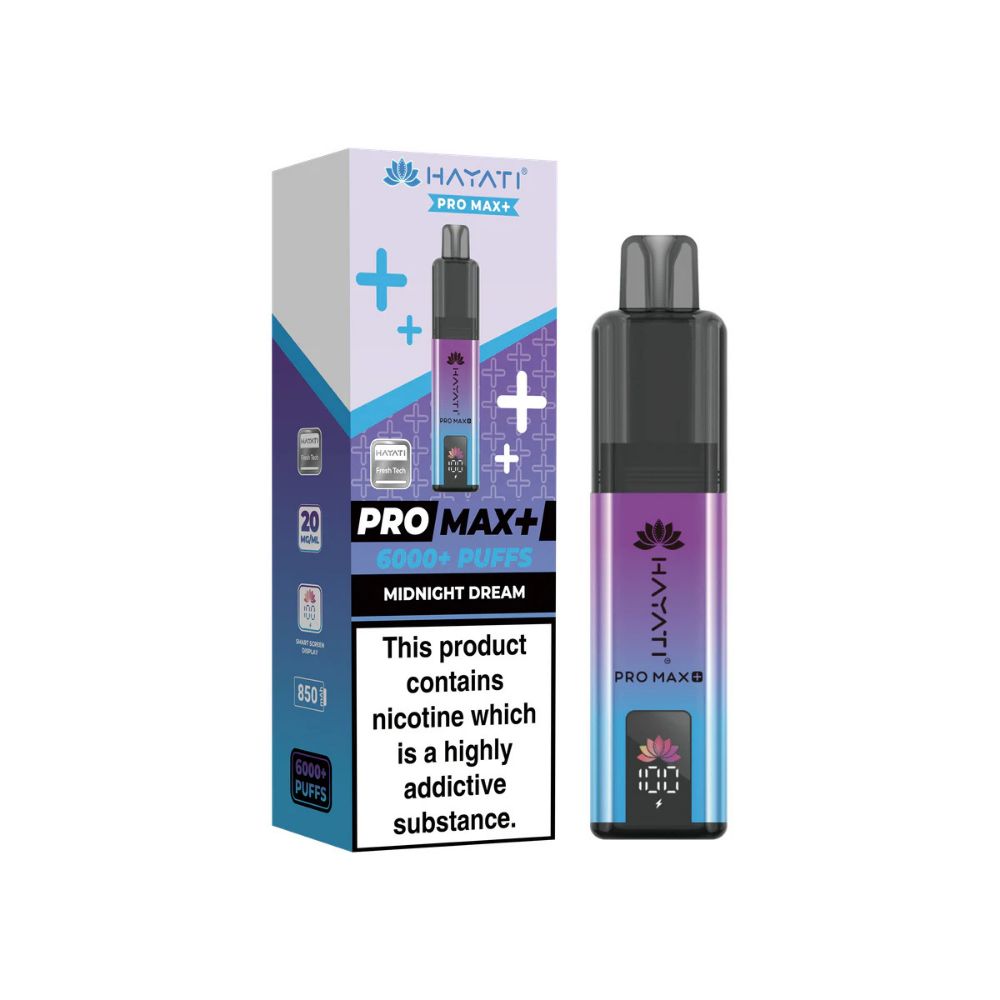 Hayati Pro Max Plus 6000 Puffs Midnight Dream