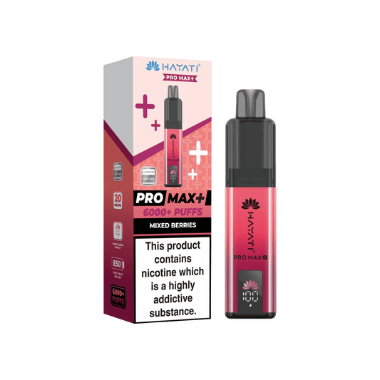 Hayati Pro Max Plus 6000 Puffs Mixed Berries