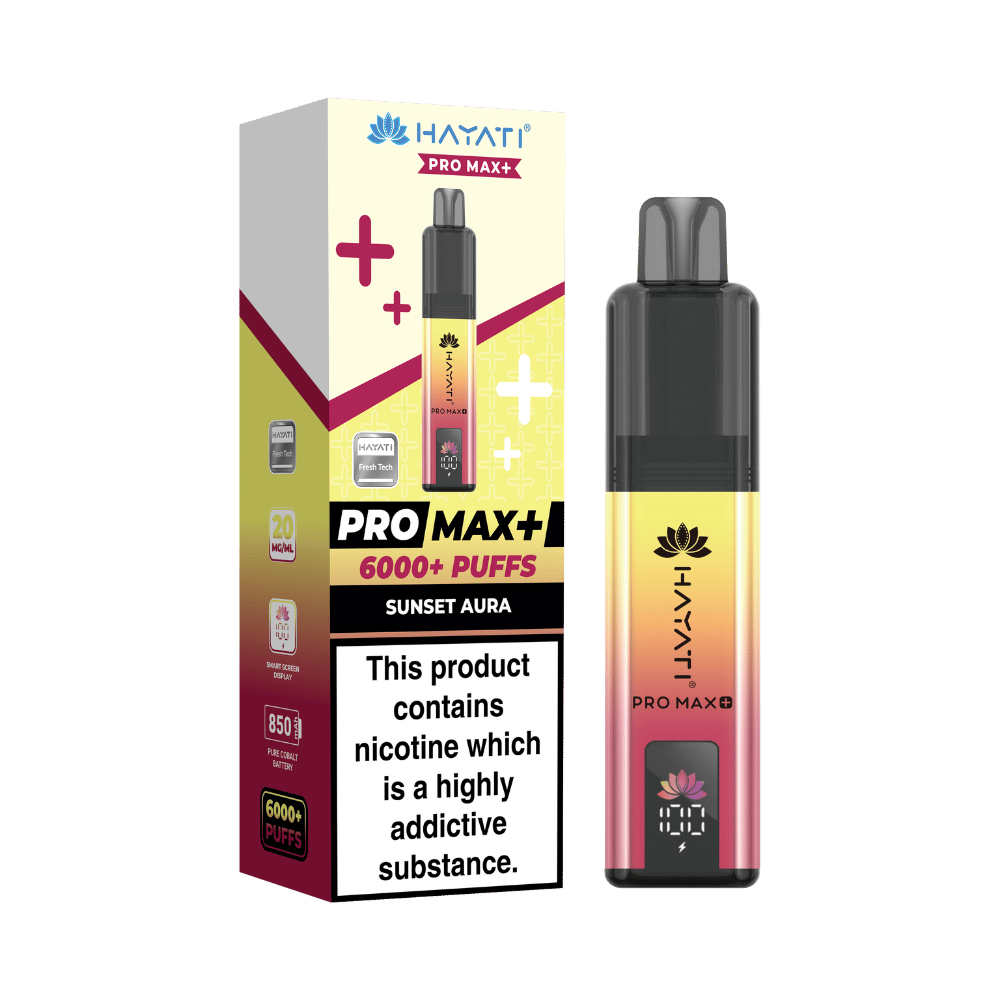 Hayati Pro Max Plus 6000 Puffs Sunset Aura