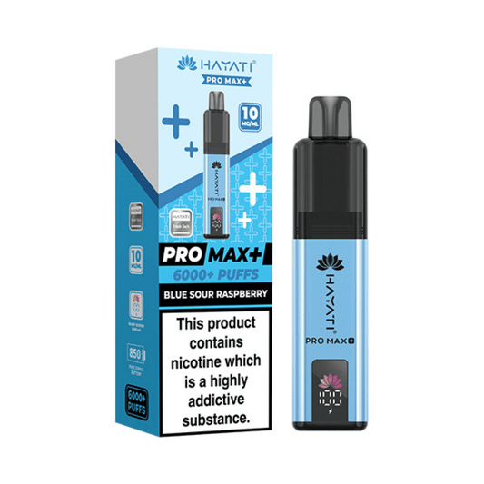 Hayati Pro Max Plus 6000 Puffs 10mg Blue Sour Raspberry