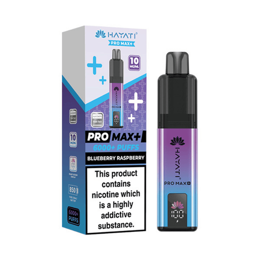 Hayati Pro Max Plus 6000 Puffs 10mg Blueberry Raspberry