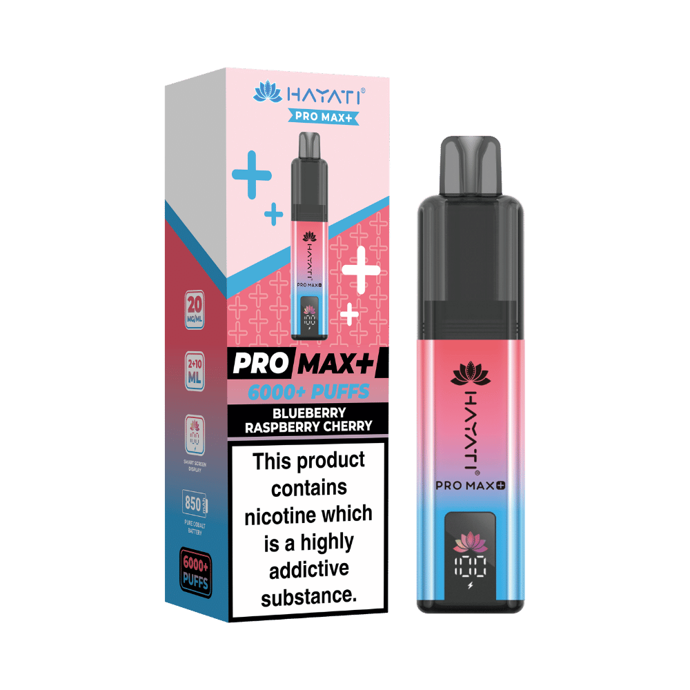 Hayati Pro Max Plus 6000 Blueberry Raspberry Cherry