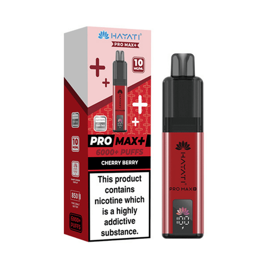 Hayati Pro Max Plus 6000 Puffs 10mg Cherry Berry