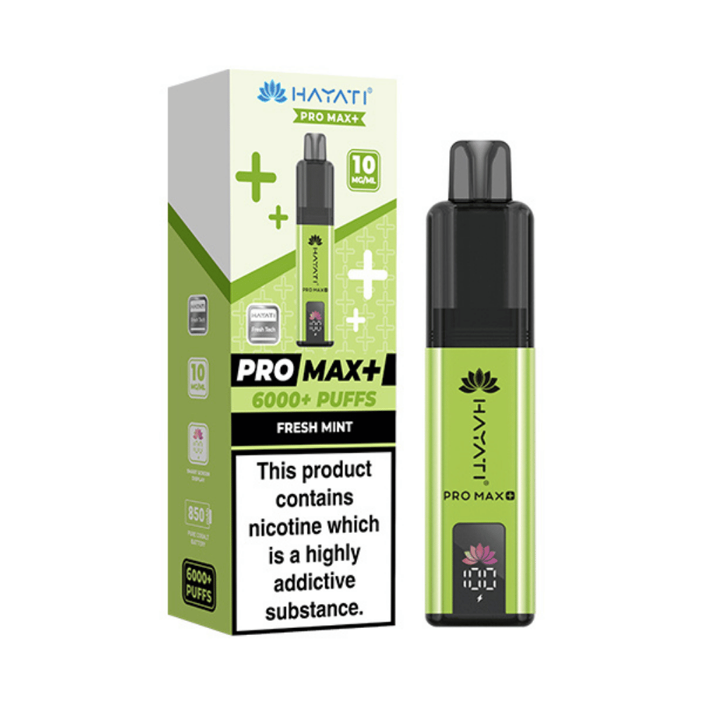 Hayati Pro Max Plus 6000 Puffs 10mg Fresh Mint