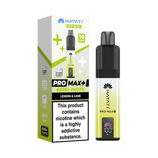 Hayati Pro Max Plus 6000 Puffs 10mg Lemon & Lime