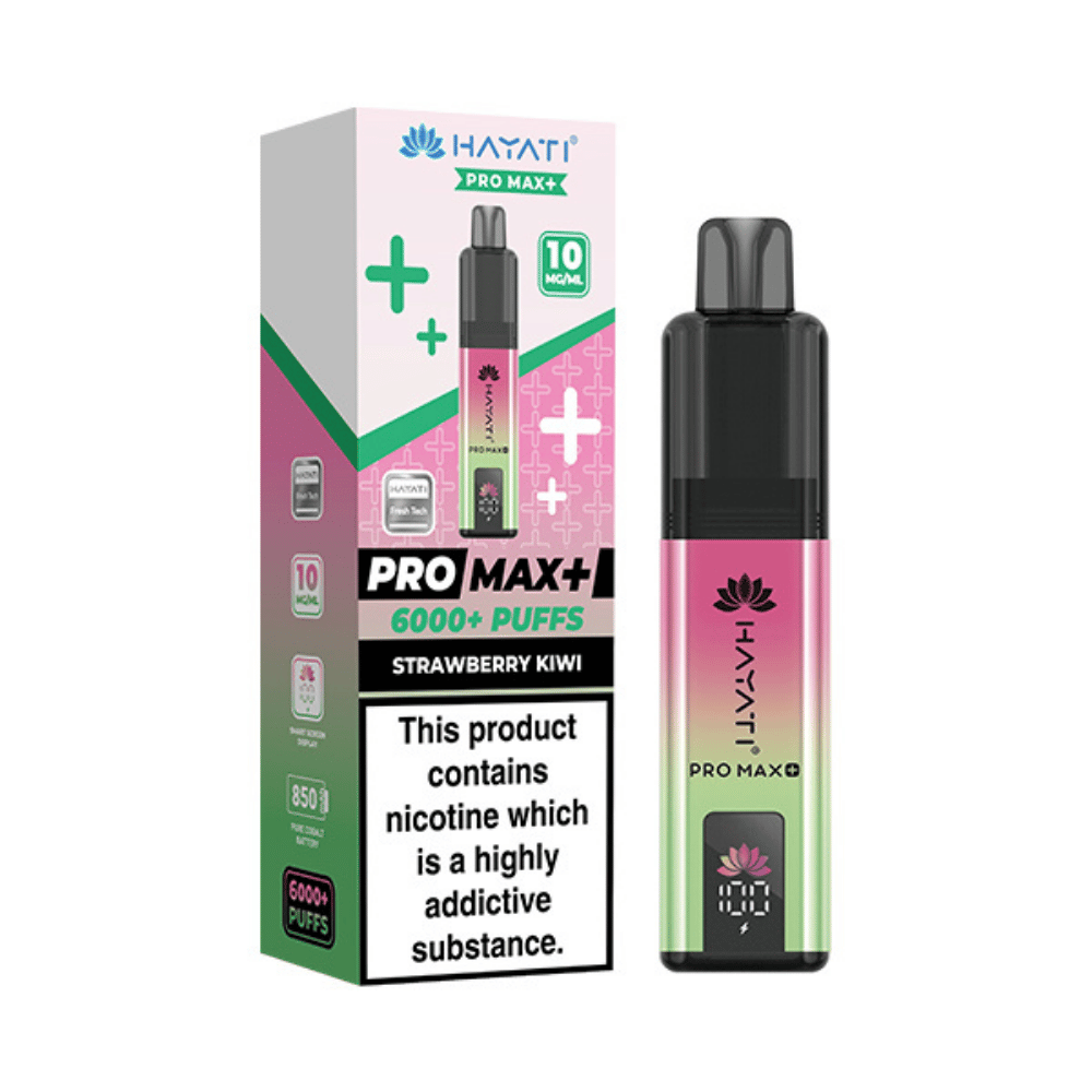 Hayati Pro Max Plus 6000 Puffs 10mg Strawberry Kiwi