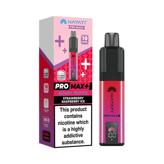 Hayati Pro Max Plus 6000 Puffs 10mg Strawberry Raspberry Ice