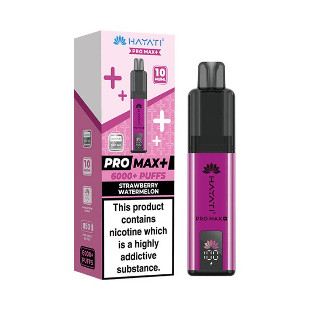 Hayati Pro Max Plus 6000 Puffs 10mg Strawberry Watermelon