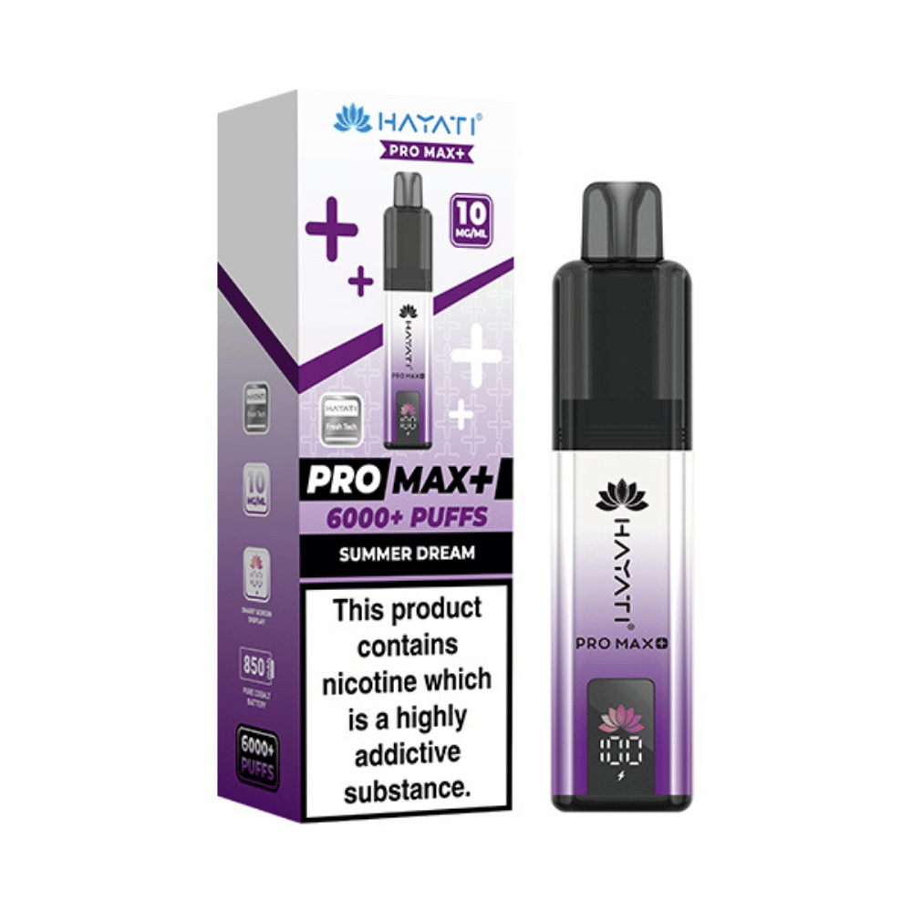 Hayati Pro Max Plus 6000 Puffs 10mg Summer Dream