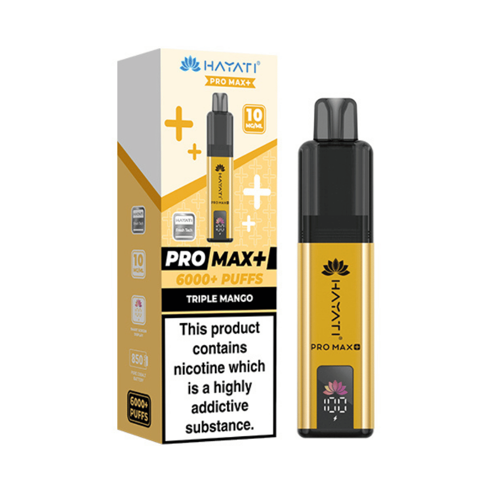 Hayati Pro Max Plus 6000 Puffs 10mg Triple Mango