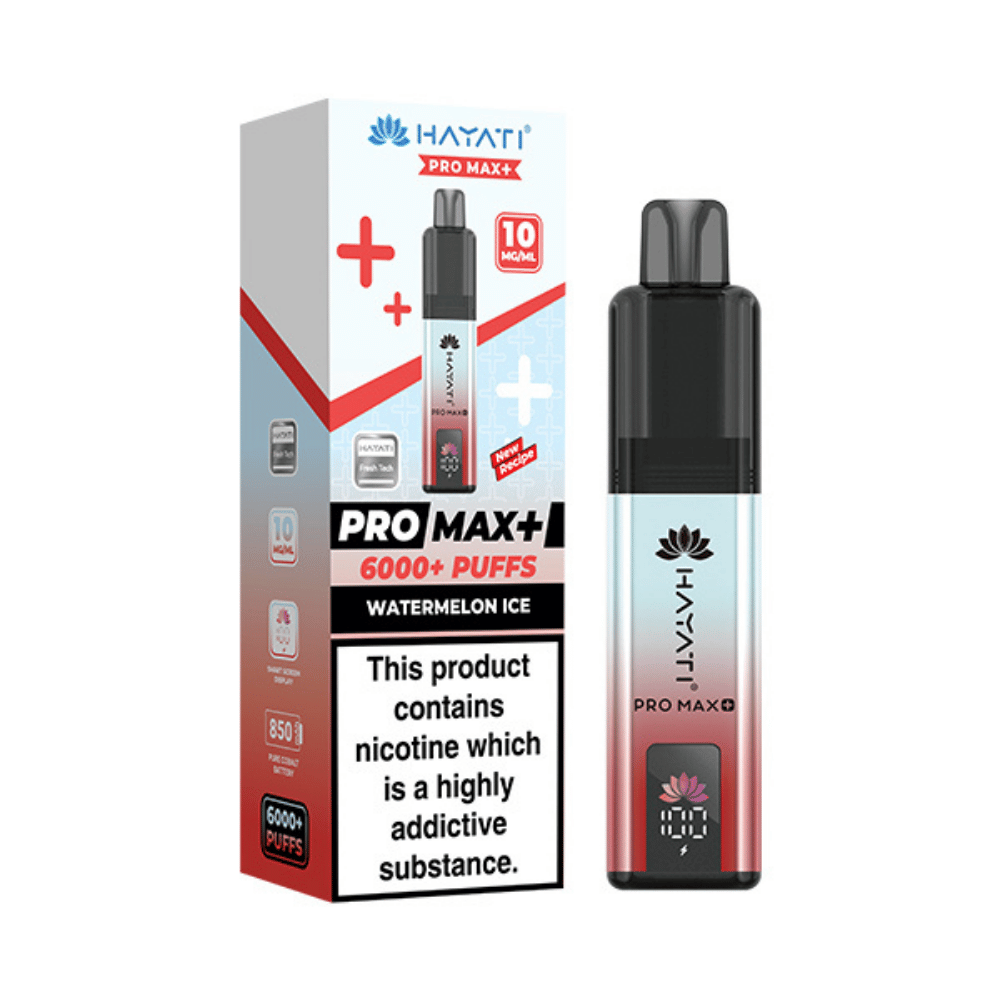 Hayati Pro Max Plus 6000 Puffs 10mg Watermelon Ice