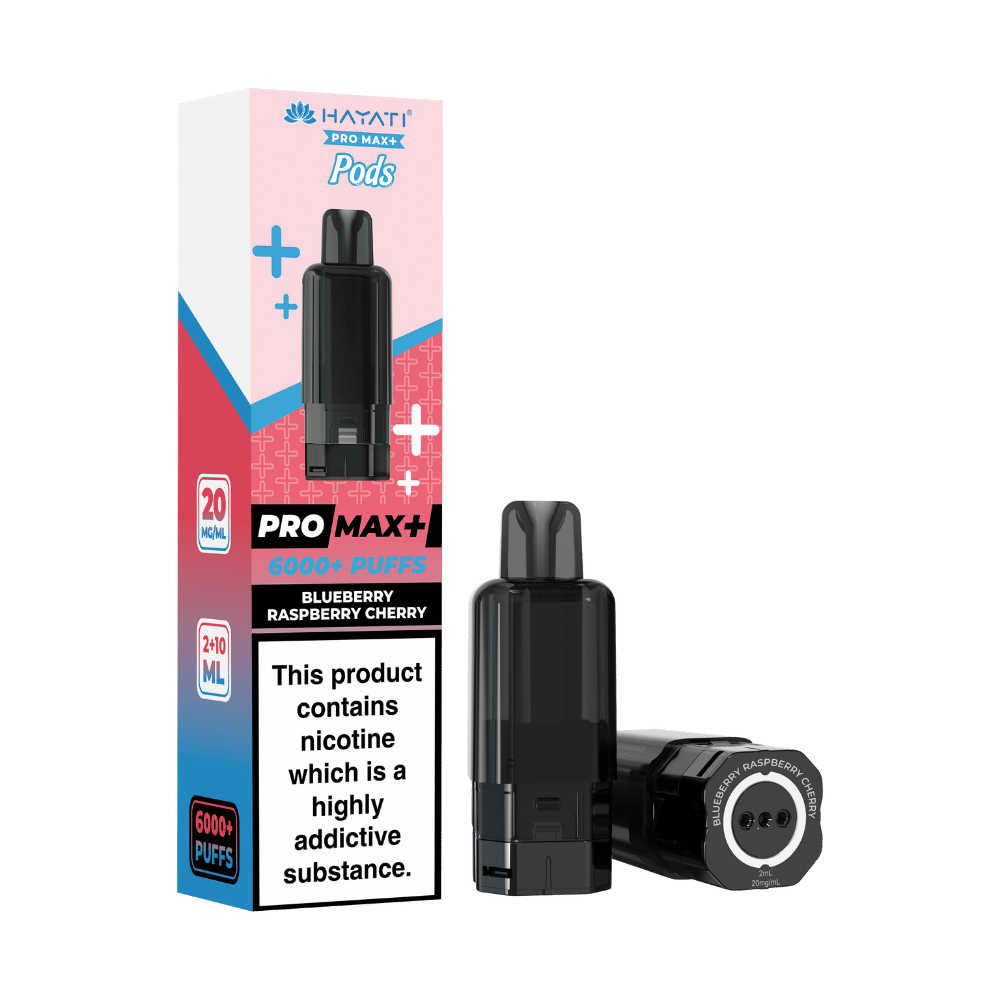 Hayati Pro Max Plus 6000 Prefilled Pod Blueberry Raspberry Cherry