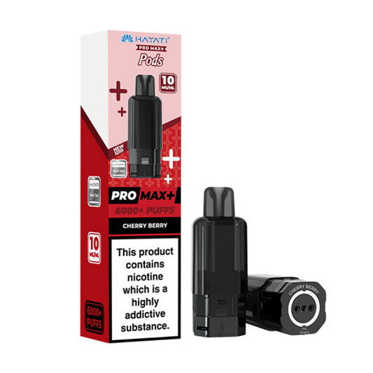 Hayati Pro Max Plus 6000 Prefilled Pod 10mg Cherry Berry