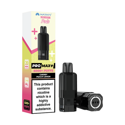 Hayati Pro Max Plus 6000 Prefilled Pod Cherry Peach Lemon