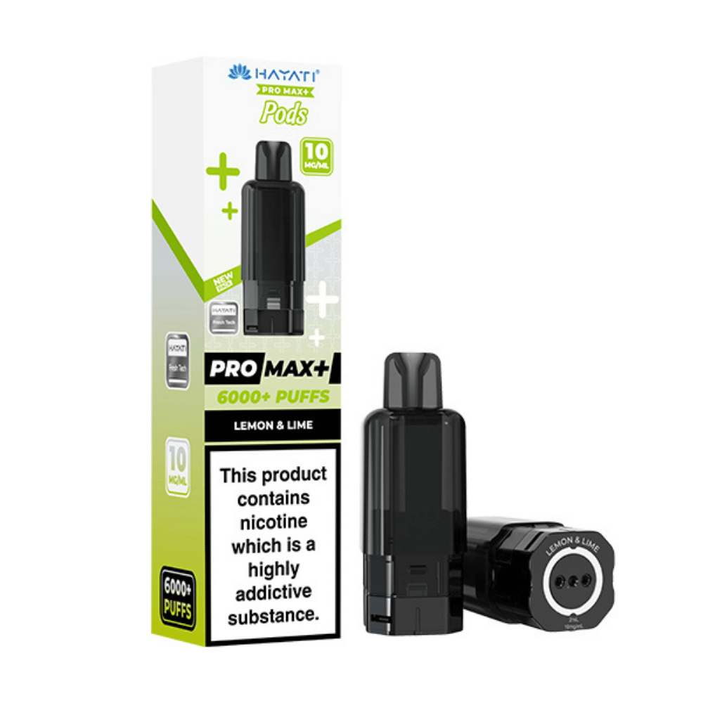 Hayati Pro Max Plus 6000 Prefilled Pod 10mg Lemon & Lime