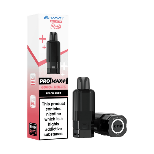 Hayati Pro Max Plus 6000 Prefilled Pod Peach Aura