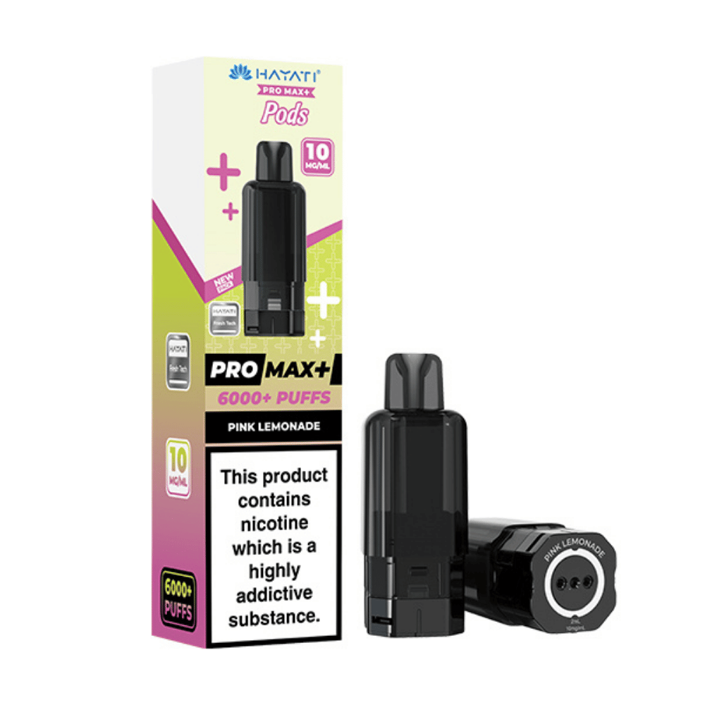 Hayati Pro Max Plus 6000 Prefilled Pod 10mg Pink Lemonade