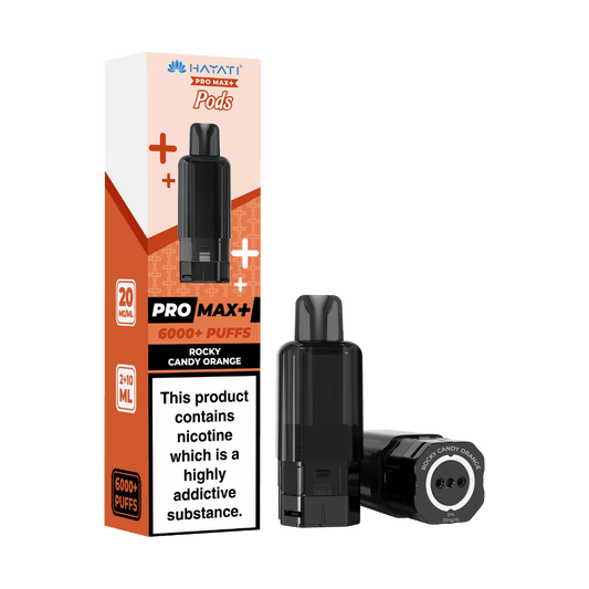 Hayati Pro Max Plus 6000 Prefilled Pod Rocky Candy Orange
