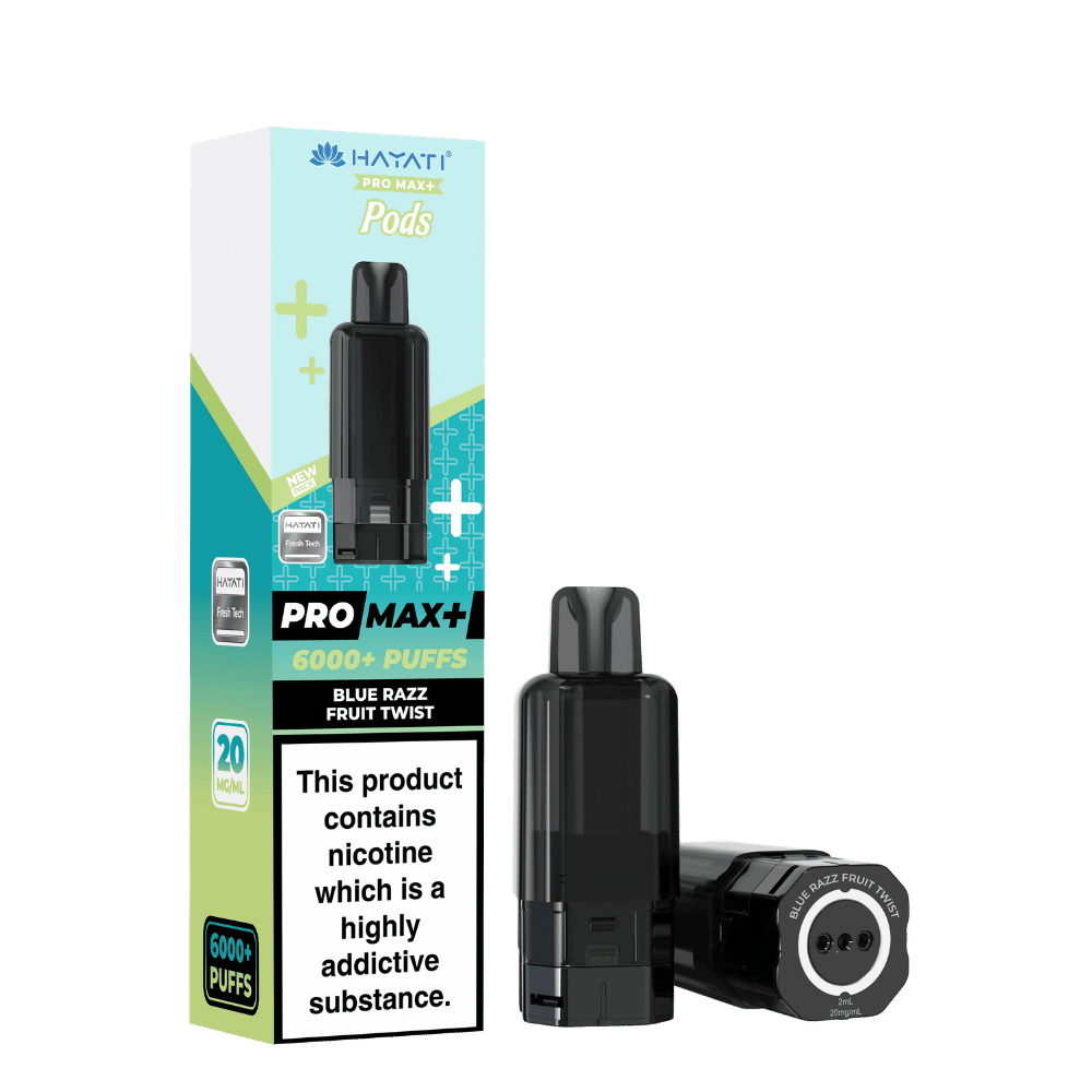 Hayati Pro Max Plus 6000 Prefilled Pod Blue Razz Fruit Twist