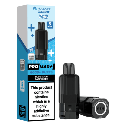 Hayati Pro Max Plus 6000 Prefilled Pod 5mg Blue Sour Raspberry