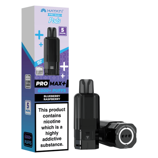 Hayati Pro Max Plus 6000 Prefilled Pod 5mg Blueberry Raspberry
