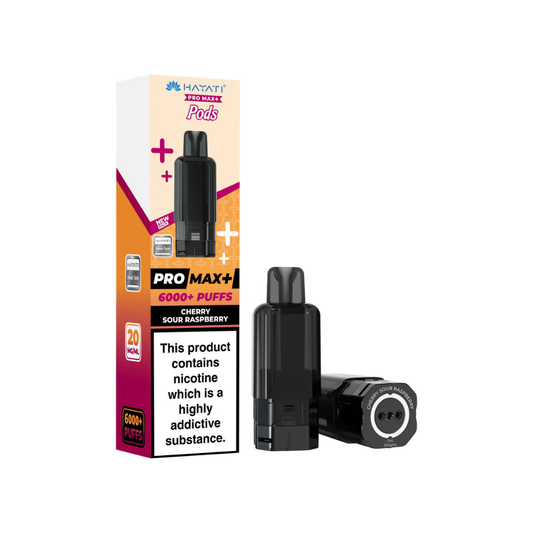 Hayati Pro Max Plus 6000 Prefilled Pod Cherry Sour Raspberry
