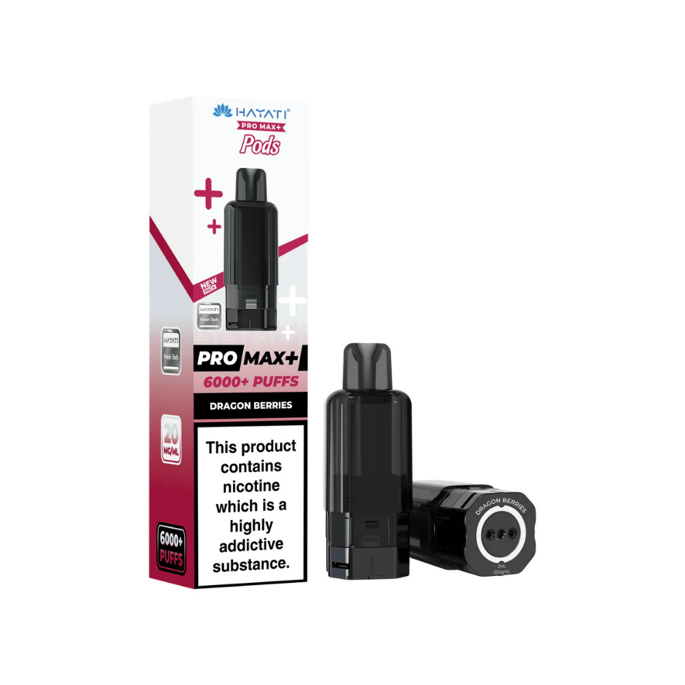 Hayati Pro Max Plus 6000 Prefilled Pod Dragon Berries