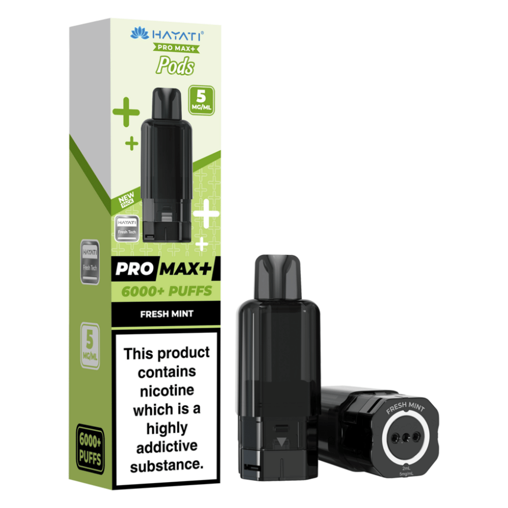 Hayati Pro Max Plus 6000 Prefilled Pod 5mg Fresh Mint