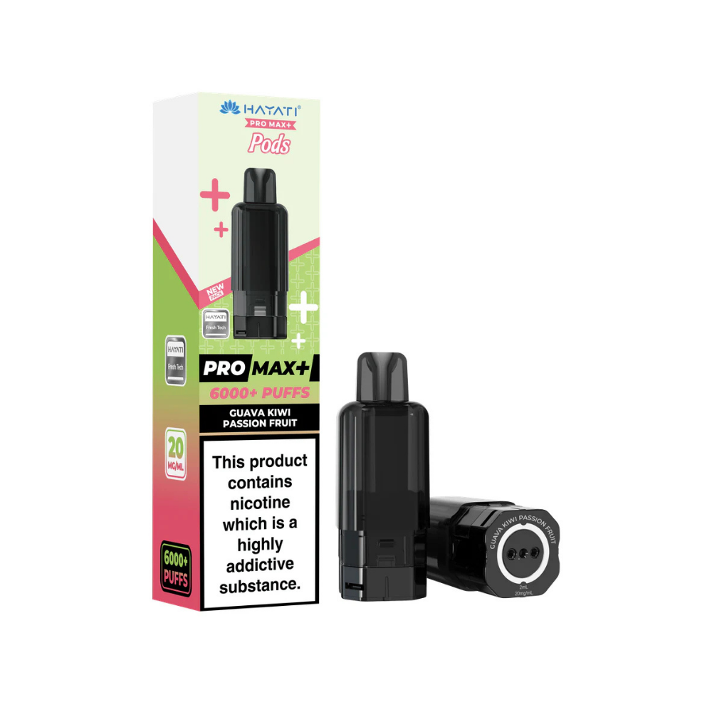 Hayati Pro Max Plus 6000 Prefilled Pod Guava Kiwi Passion Fruit