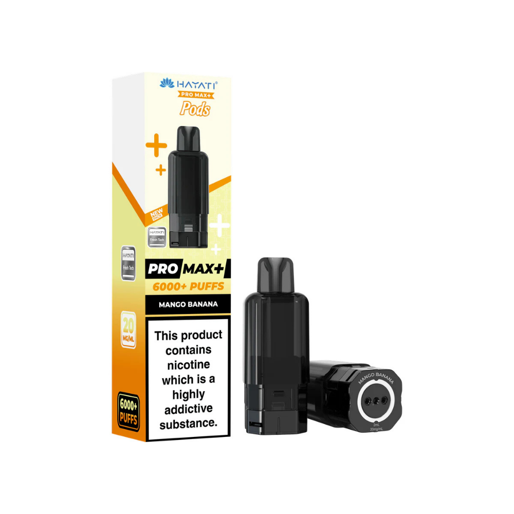 Hayati Pro Max Plus 6000 Prefilled Pod Mango Banana