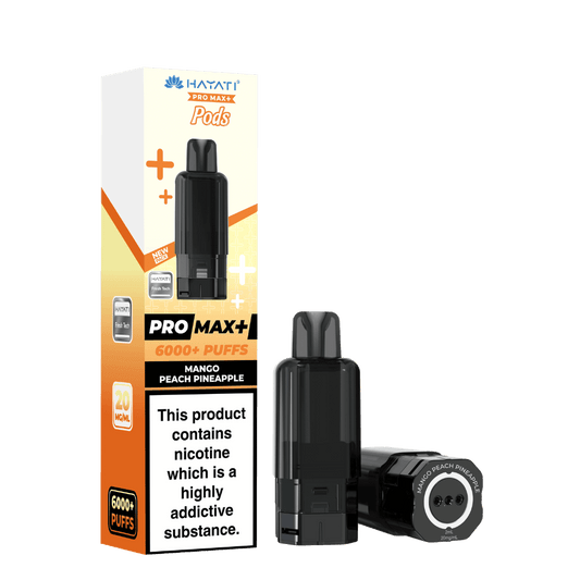 Hayati Pro Max Plus 6000 Prefilled Pod Mango Peach Pineapple