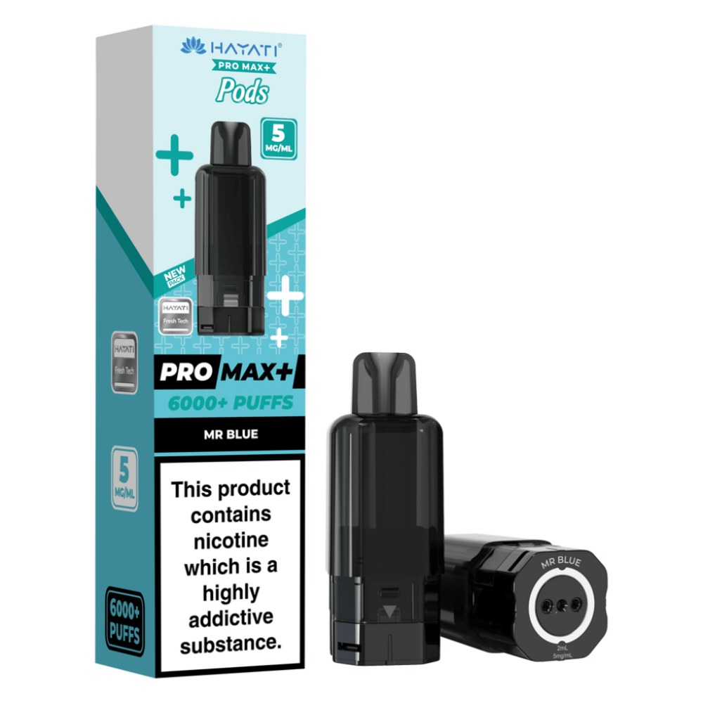 Hayati Pro Max Plus 6000 Prefilled Pod 5mg Mr Blue