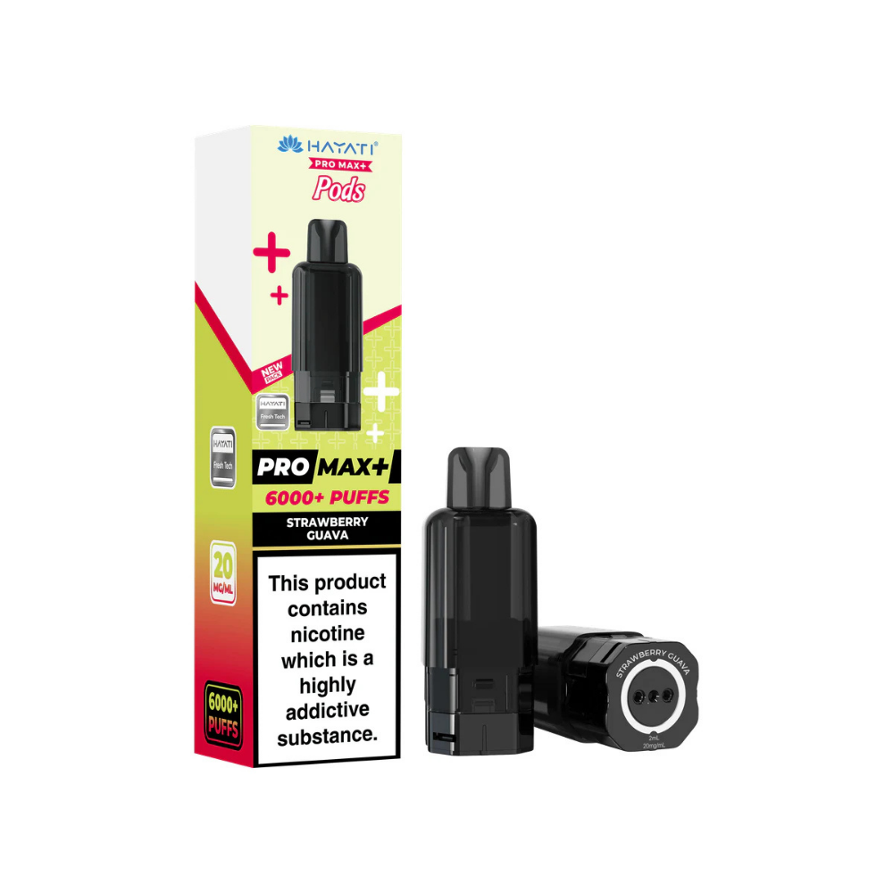 Hayati Pro Max Plus 6000 Prefilled Pod Strawberry Guava