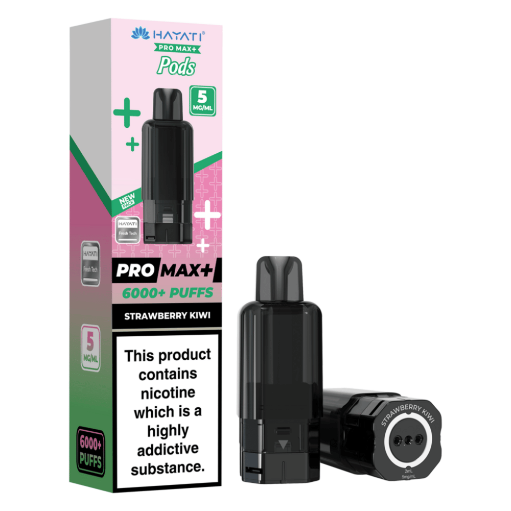 Hayati Pro Max Plus 6000 Prefilled Pod 5mg Strawberry Kiwi