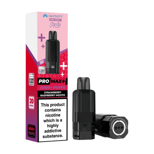 Hayati Pro Max Plus Pods Strawberry Raspberry Mojito