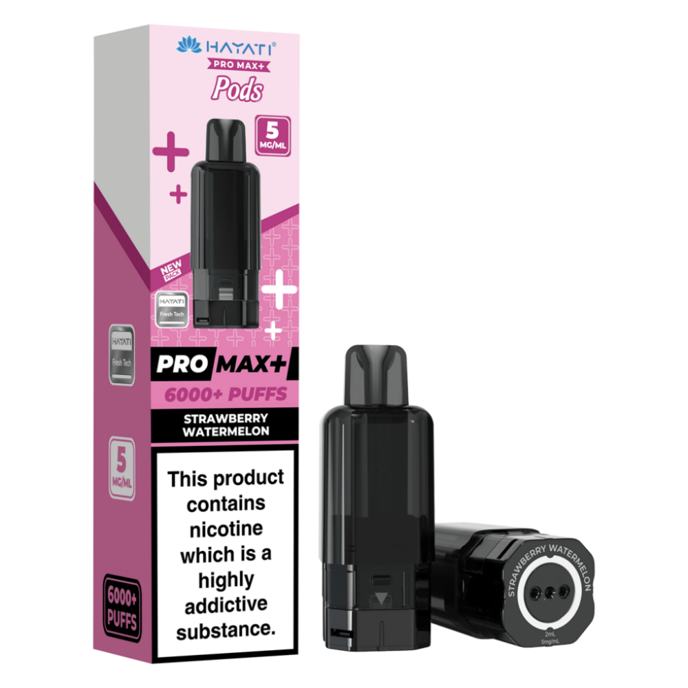 Hayati Pro Max Plus 6000 Prefilled Pod 5mg Strawberry Watermelon