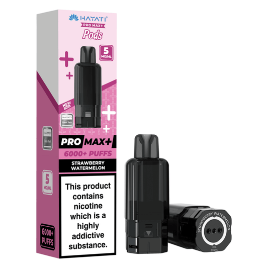 Hayati Pro Max Plus 6000 Prefilled Pod 5mg Strawberry Watermelon