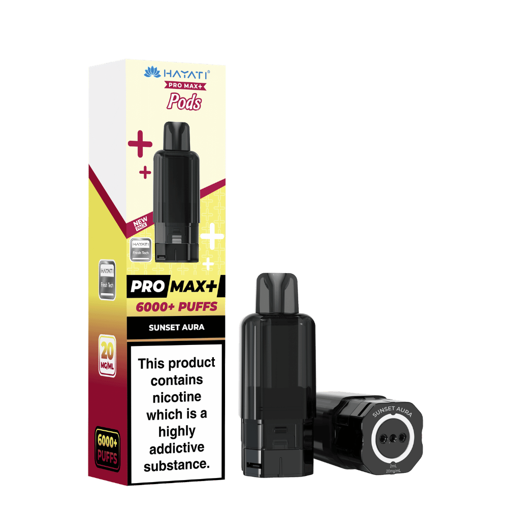 Hayati Pro Max Plus 6000 Prefilled Pod Sunset Aura